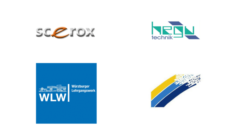 Kunden der IT-Service GmbH. Darunter Scerox GmbH, WLW Würzburger Lehrgangswerk, Basel Reisen GmbH und Hegutechnik GmbH & Co. KG .